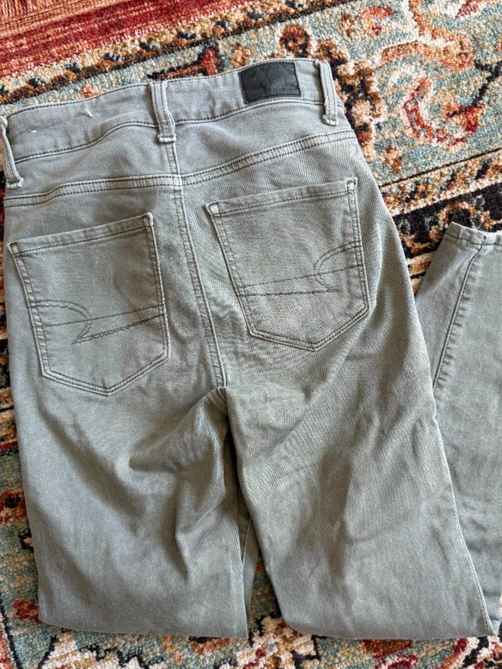 AE Green Skinny Jean